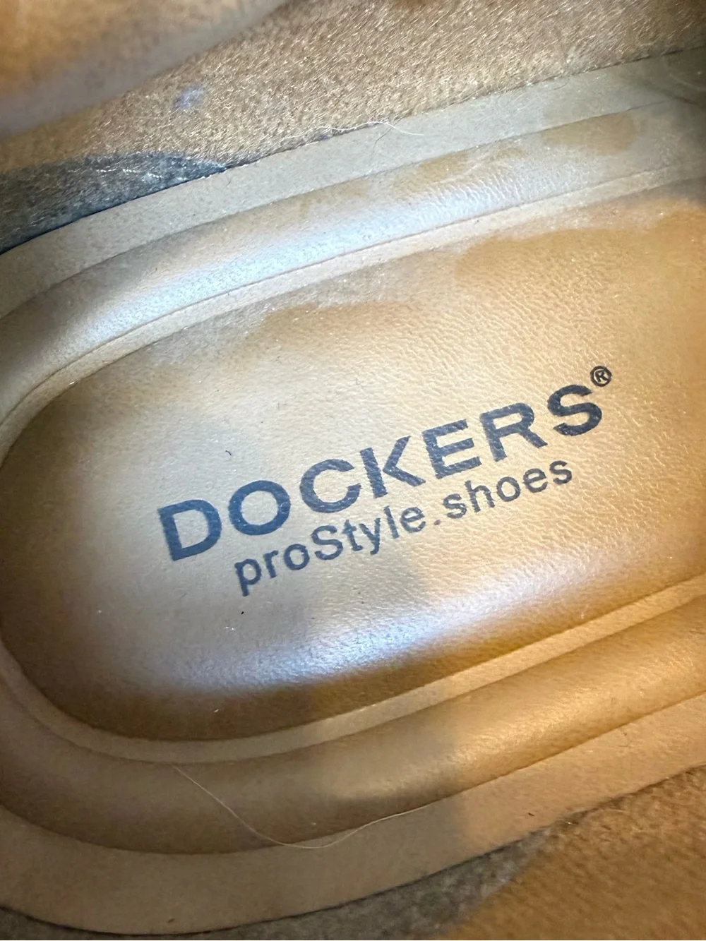 Dockers leather uppers
